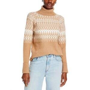 NEW SINGLE THREAD metallic turtleneck sweater in natural beige - whisper white